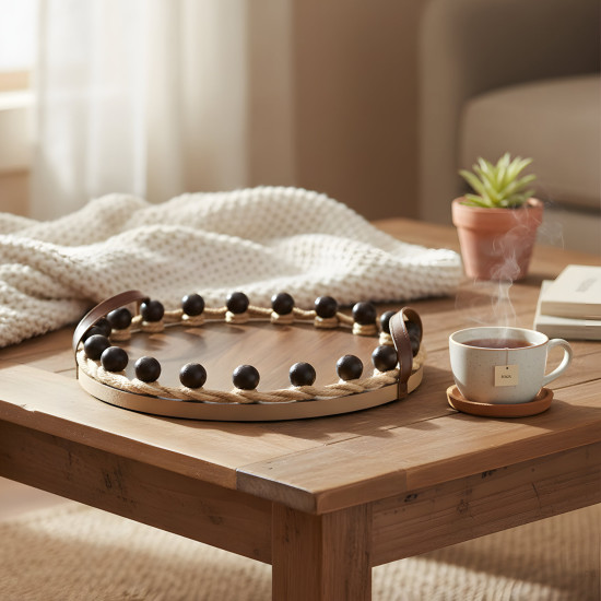 Wooden Tray Set 3 Pcs